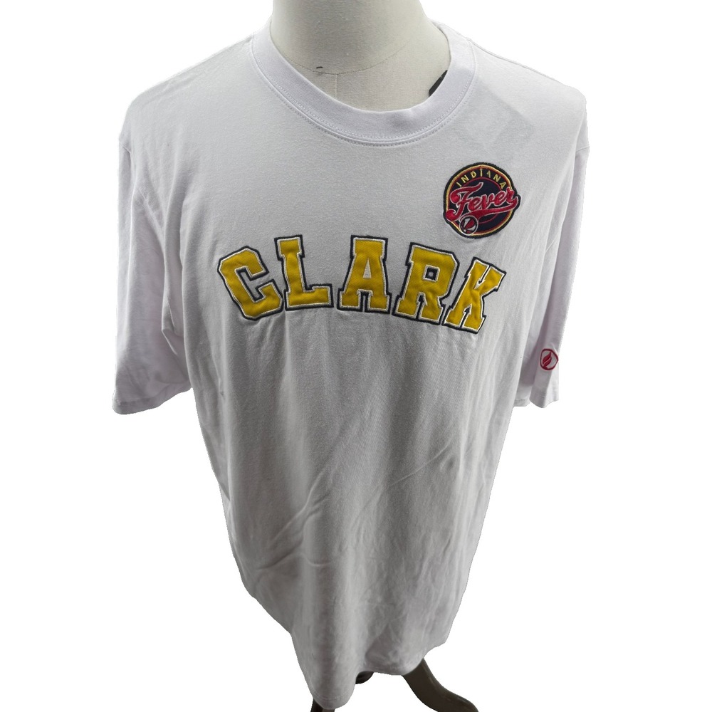 FISLL Indiana Fever Caitlin Clark 22 WNBA Player Tee Shirt White XLarge New